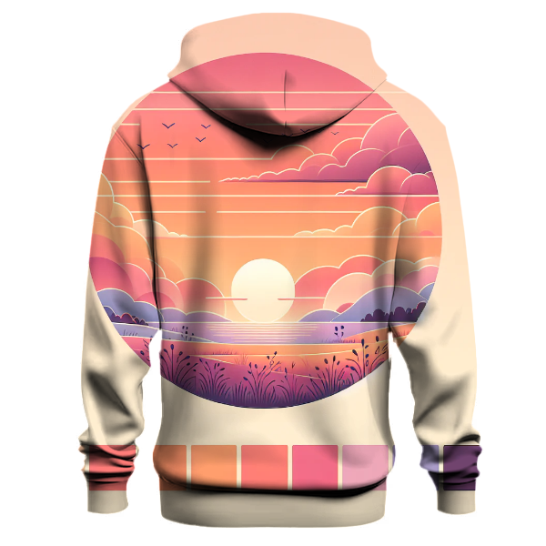 Vintage Sunset Chill Hoodie