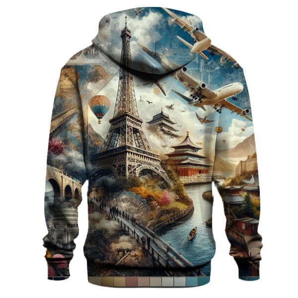 Wanderlust Travel Scenes Hoodie