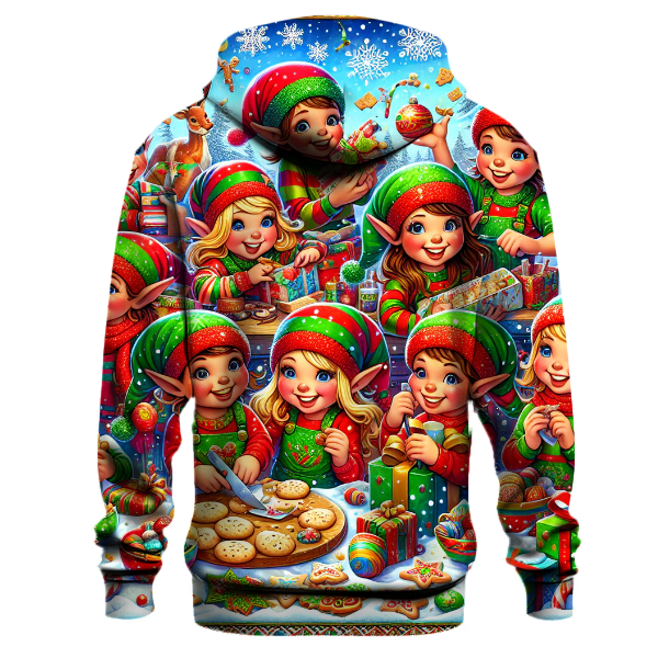 Whimsical Holiday Elf Hoodie