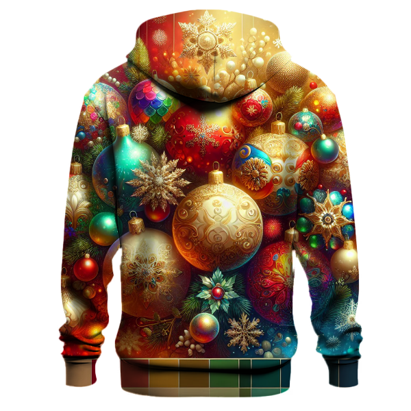 Whimsical Christmas Ornaments Hoodie