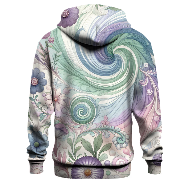 Whimsical Pastel Garden Hoodie