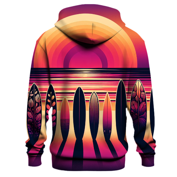 Vintage Sunset Surf Hoodie