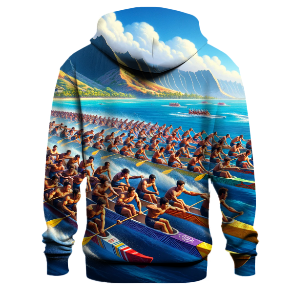 Waka Ama Outrigger Canoeing Hoodie