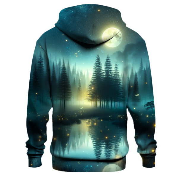 Mystic Forest Night Hoodie