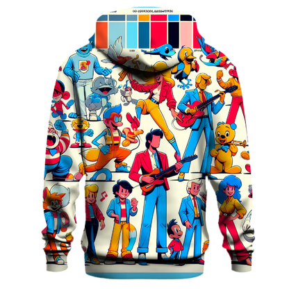 Vintage Cartoon Characters Hoodie