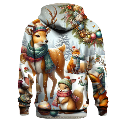 Winter Wonderland Animal Parade Hoodie