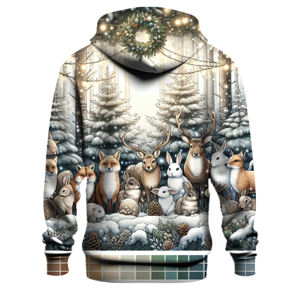 Festive Forest Creatures Hoodie