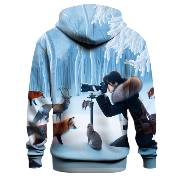 Winter Wildlife Photographer Hoodie