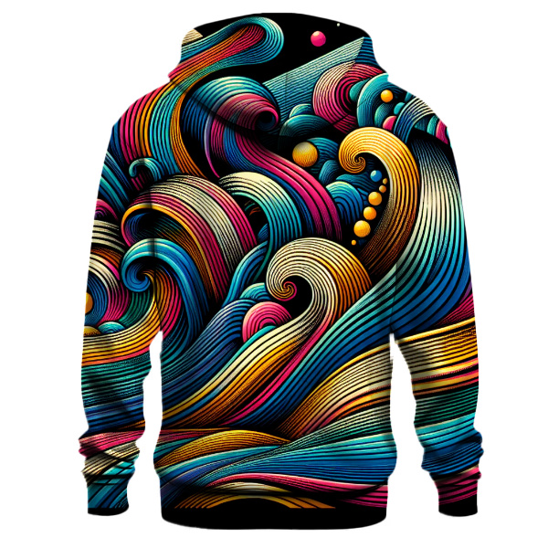 Technicolor Waveform Hoodie