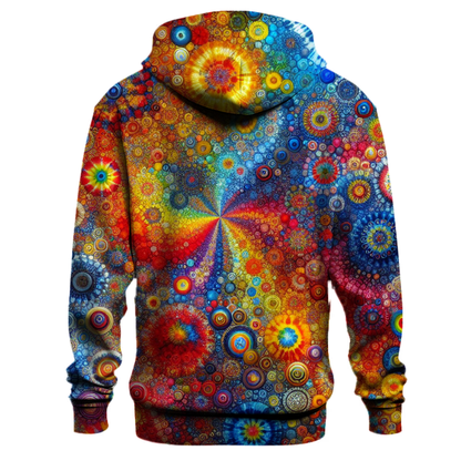 Vibrant Tie-Dye Whirl Hoodie