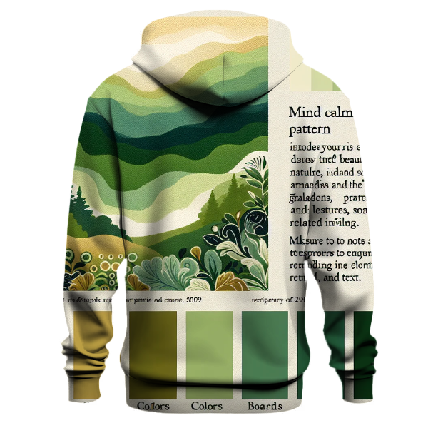 Verdant Valley Tie-dye Design Hoodie