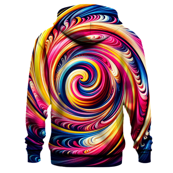 Vibrant Spiral Tie Dye Hoodie