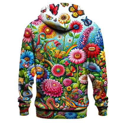 Whimsical Garden Parade Hoodie