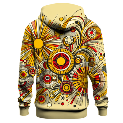 Abstract Sunshine Burst Hoodie