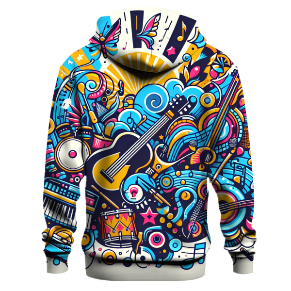 Vibrant Festival Vibes Hoodie