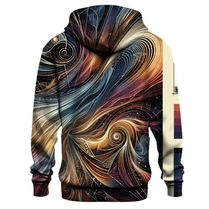 Abstract Cosmic Wave Hoodie