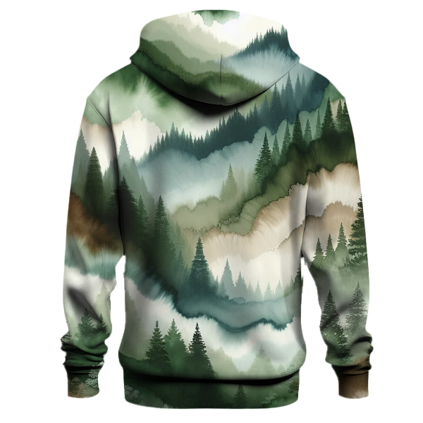 Magic Forest Tie-dye Design Hoodie