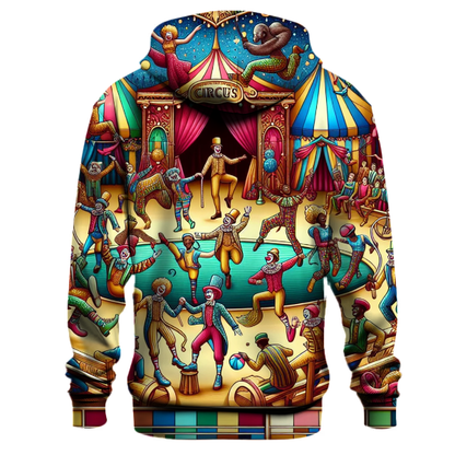 Whimsical Circus Fun Hoodie