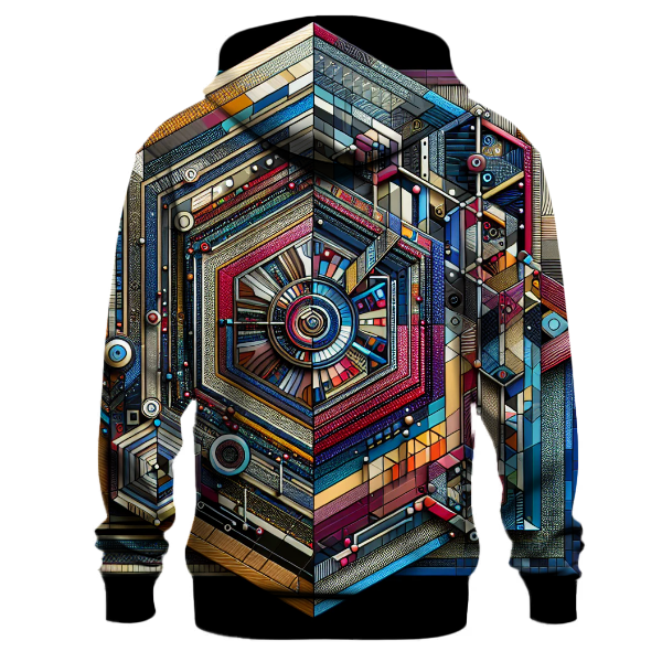 Techno Futuristic Patterns Hoodie