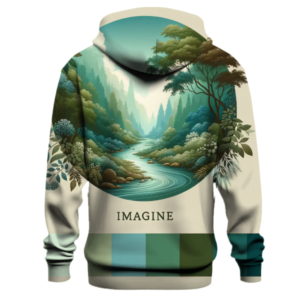 Forest Stream Gradient Hoodie