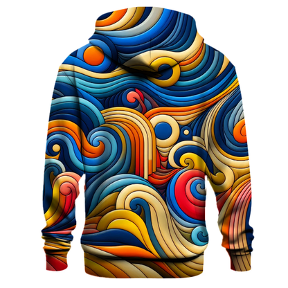 Wave Pattern Hoodie