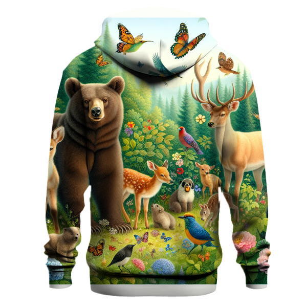 Whimsical Wildlife Journey Hoodie