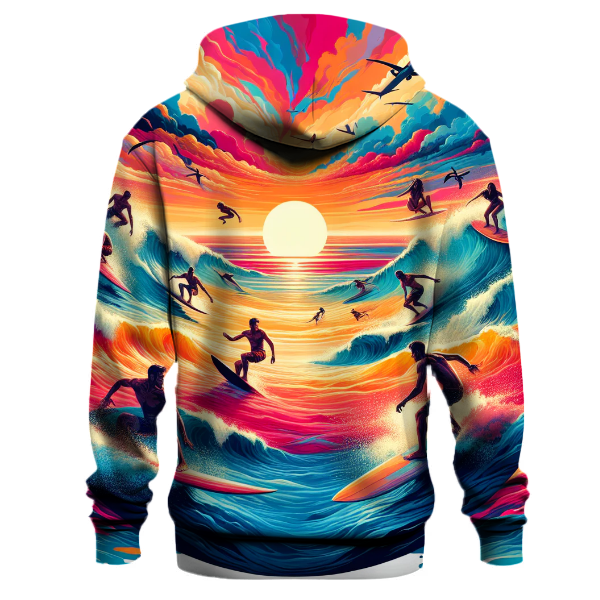 Sunset Surfing Hoodie