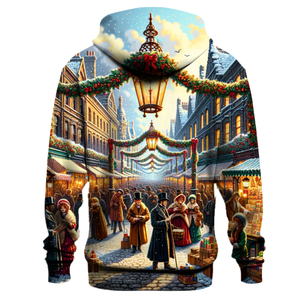 Victorian Christmas Street Fair Hoodie