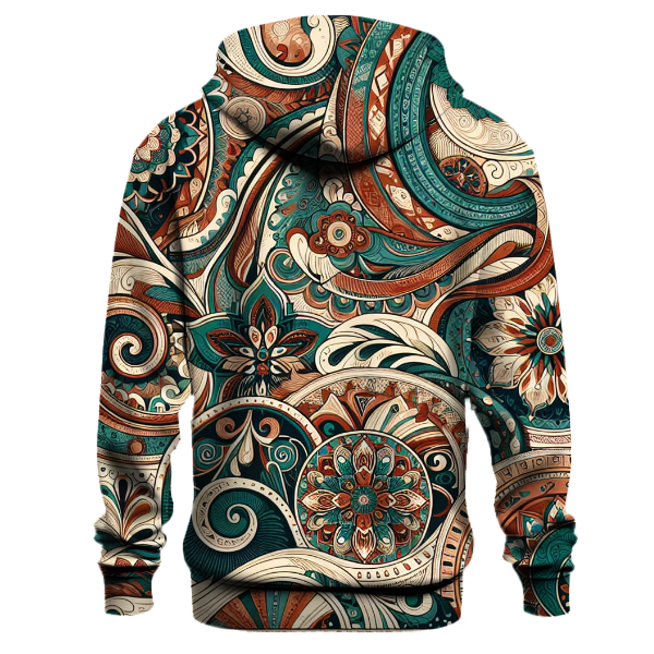 Vintage Bohemian Elegance Hoodie