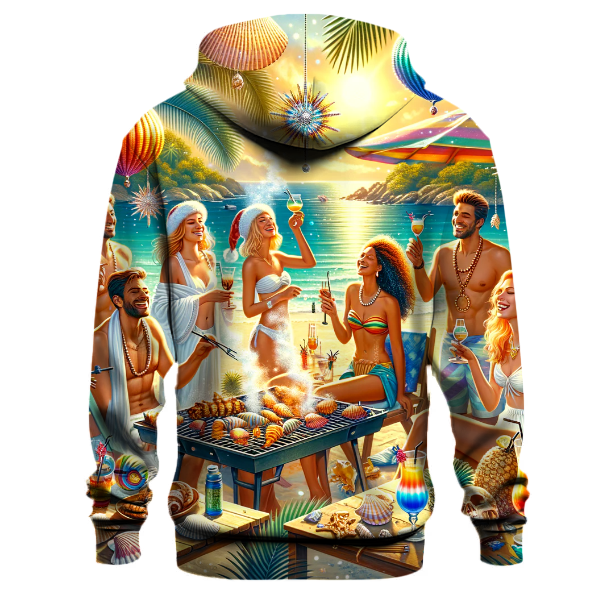 Winter Beach Holiday Hoodie