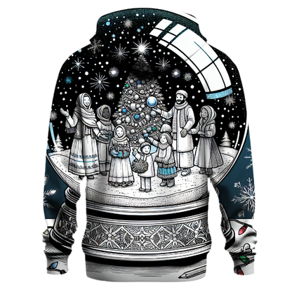 Whimsical Holiday Snow Globe Hoodie