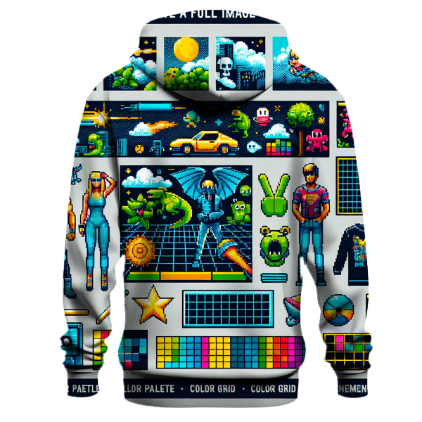 Vintage Video Game Blast Hoodie