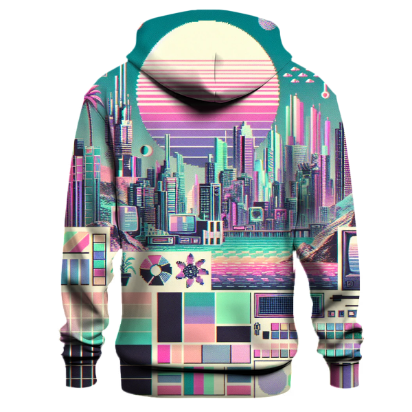 Vaporwave Collage Hoodie