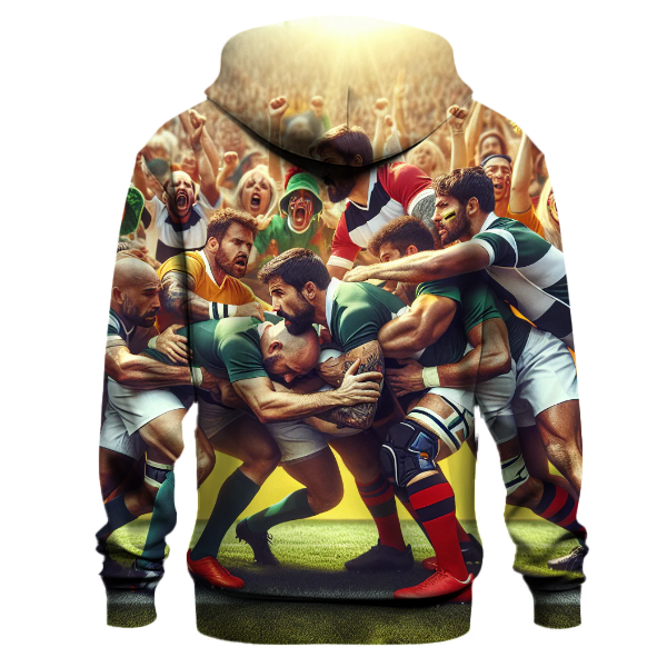 Rugby - The Scrum's Might Hoodie