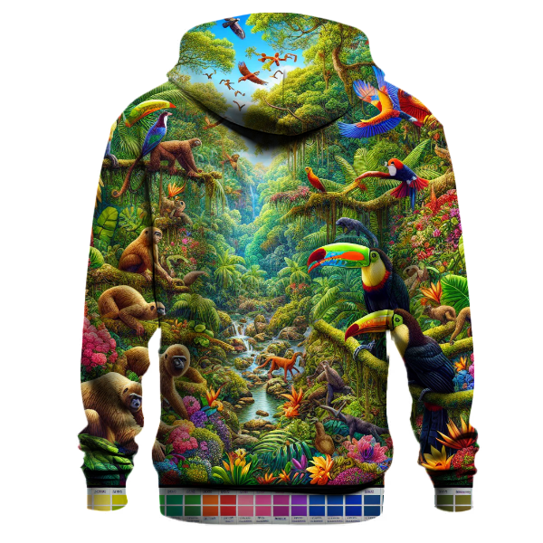 Vibrant Tropical Jungle Hoodie