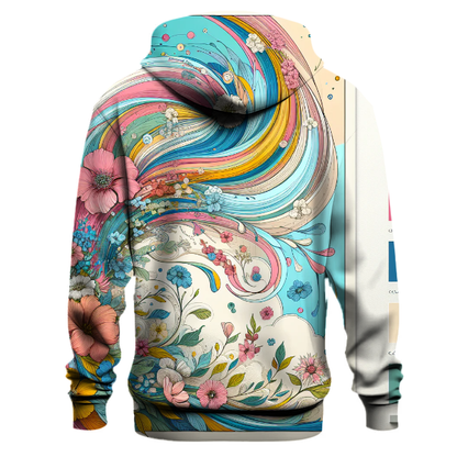 Whimsical Floral Dance Hoodie