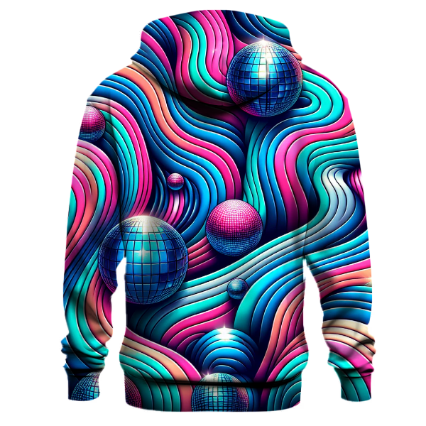 Vibrant Retro Disco Hoodie