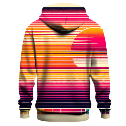 Retro Sunset Streaks Hoodie