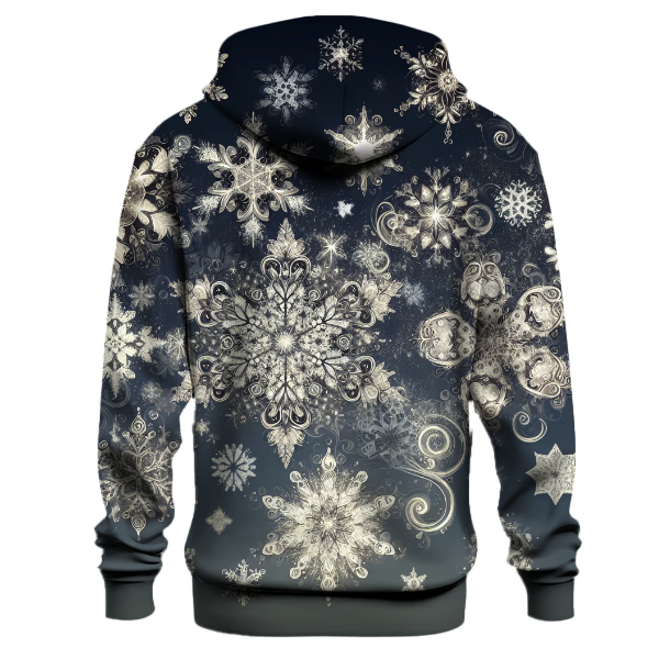 Sparkling Snowflake Elegance Hoodie