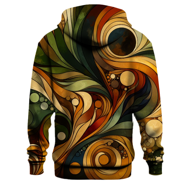 Vibrant Earthy Patterns Hoodie