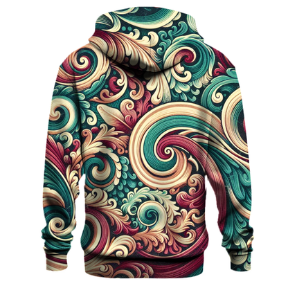 Vintage Tie-Dye Waves Hoodie