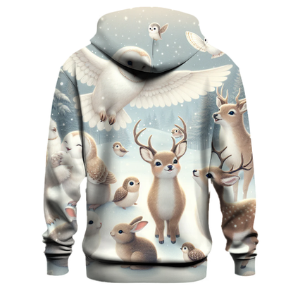 Winter Woodland Critters Hoodie