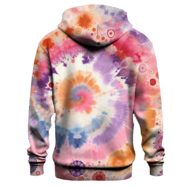 Whimsical Sunset Tie-dye Design Hoodie