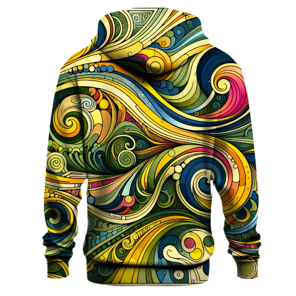 Abstract Rainbow Delight Hoodie