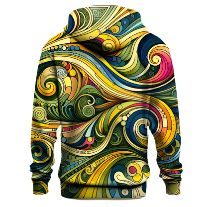 Abstract Rainbow Delight Hoodie