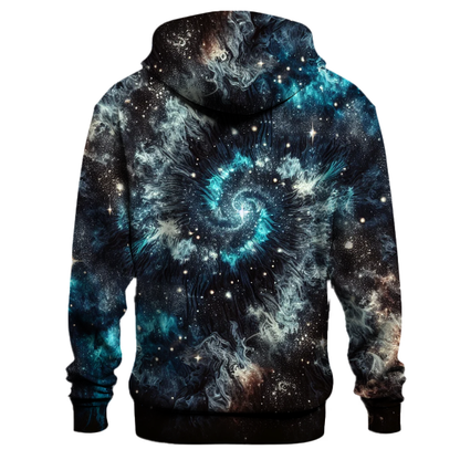 Sapphire Night Tie-dye Design Hoodie