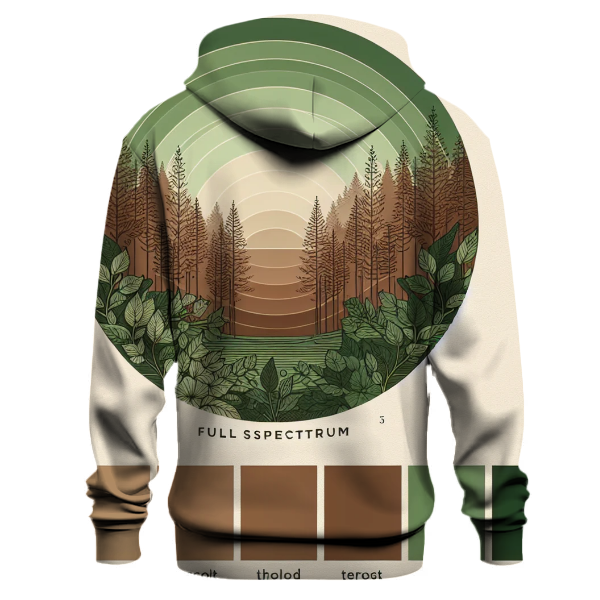 Woodland Harmony Gradient Hoodie