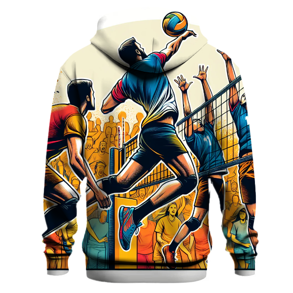 Volleyball - Teamwork in Motion Hoodie