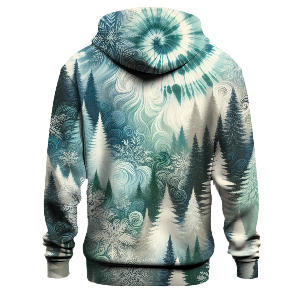 Frosted Forest Tie-dye Design Hoodie