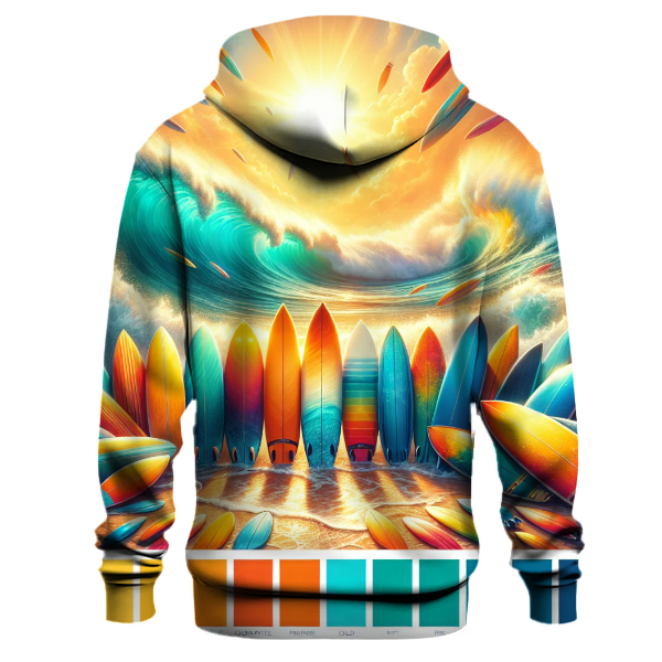 Vibrant Surf Culture Hoodie